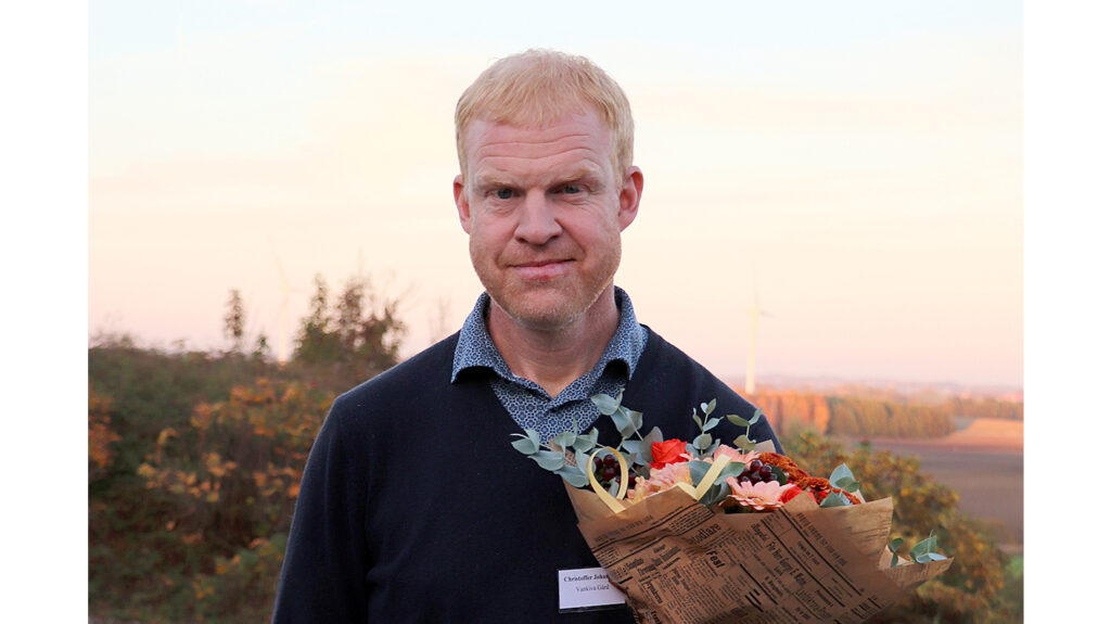 Vinnaren av 2024 års Byggnadsstipendium: Christoffer Johansson på Vankiva Gård.