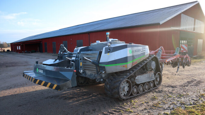 En säsong med förarlös traktor